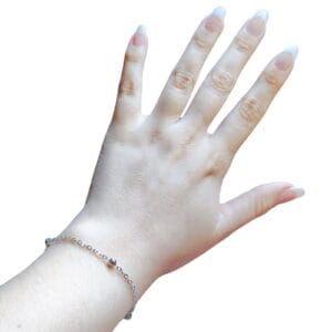 Pulseira Bolinha Prata - Biju