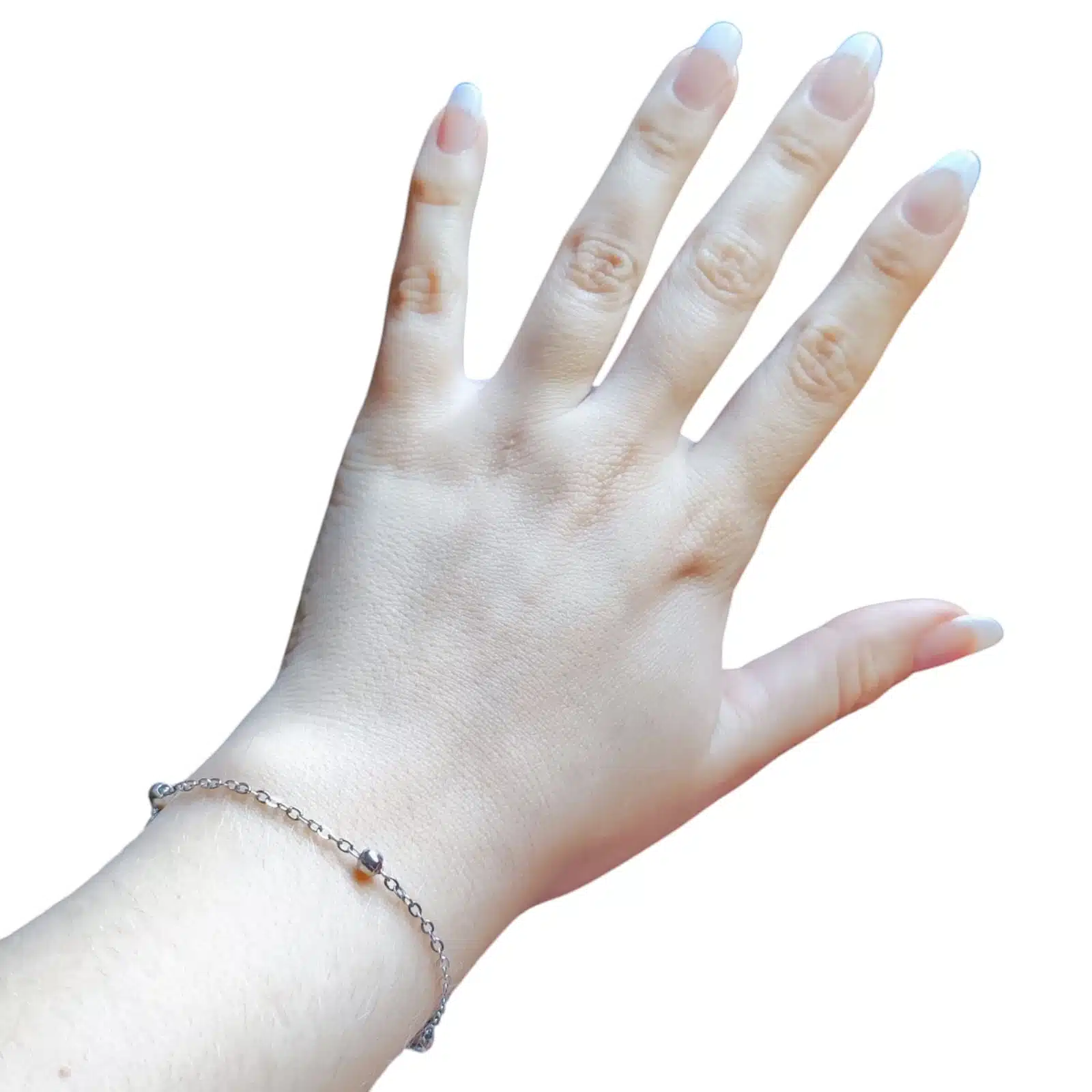 Pulseira Bolinha Prata - Biju