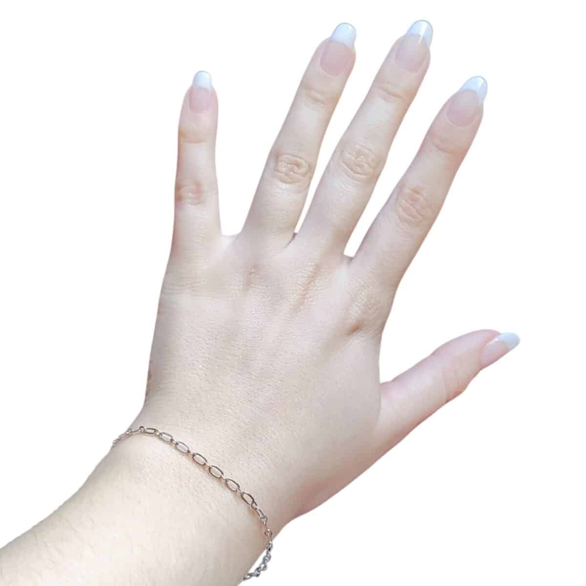 Pulseira Elos Ovais Prata -Biju