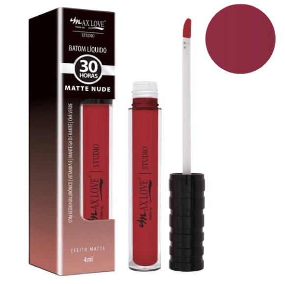 Max Love Batom Liquido 30 Horas Matte Nude 4ML 673