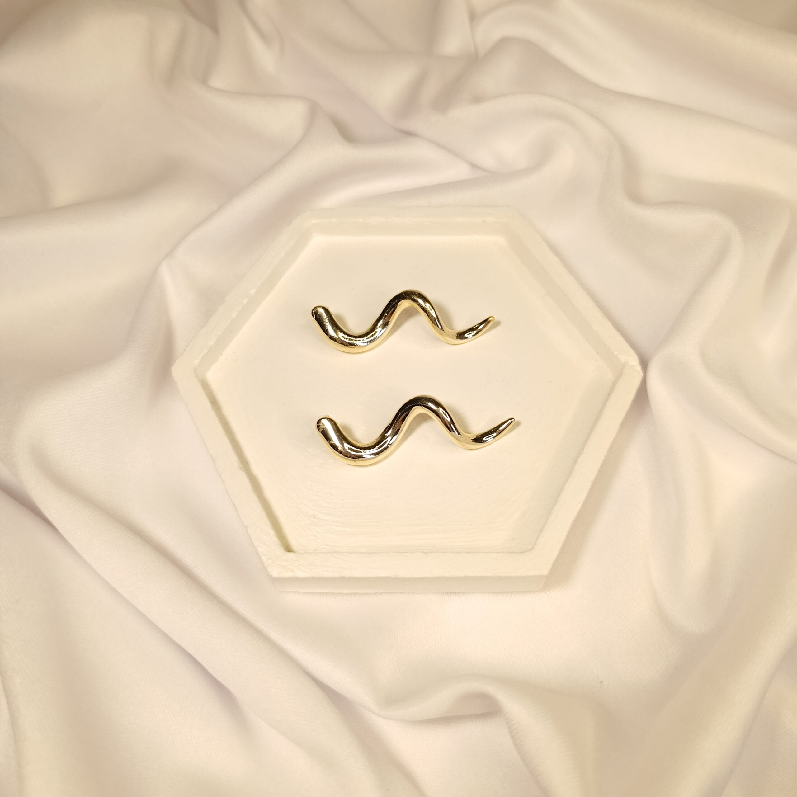 Brinco Espiral Dourado Folheado