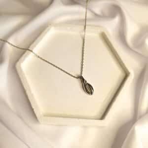 Colar Búzios Prata Folheado