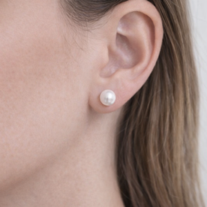 Brinco Pérola Folheado